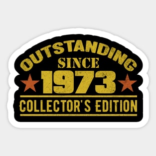 Outstanding Since 1973 Sticker